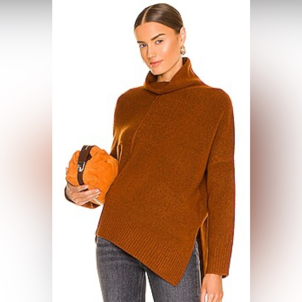 All Saints Lock turtleneck in copper size M (fits like a S)
